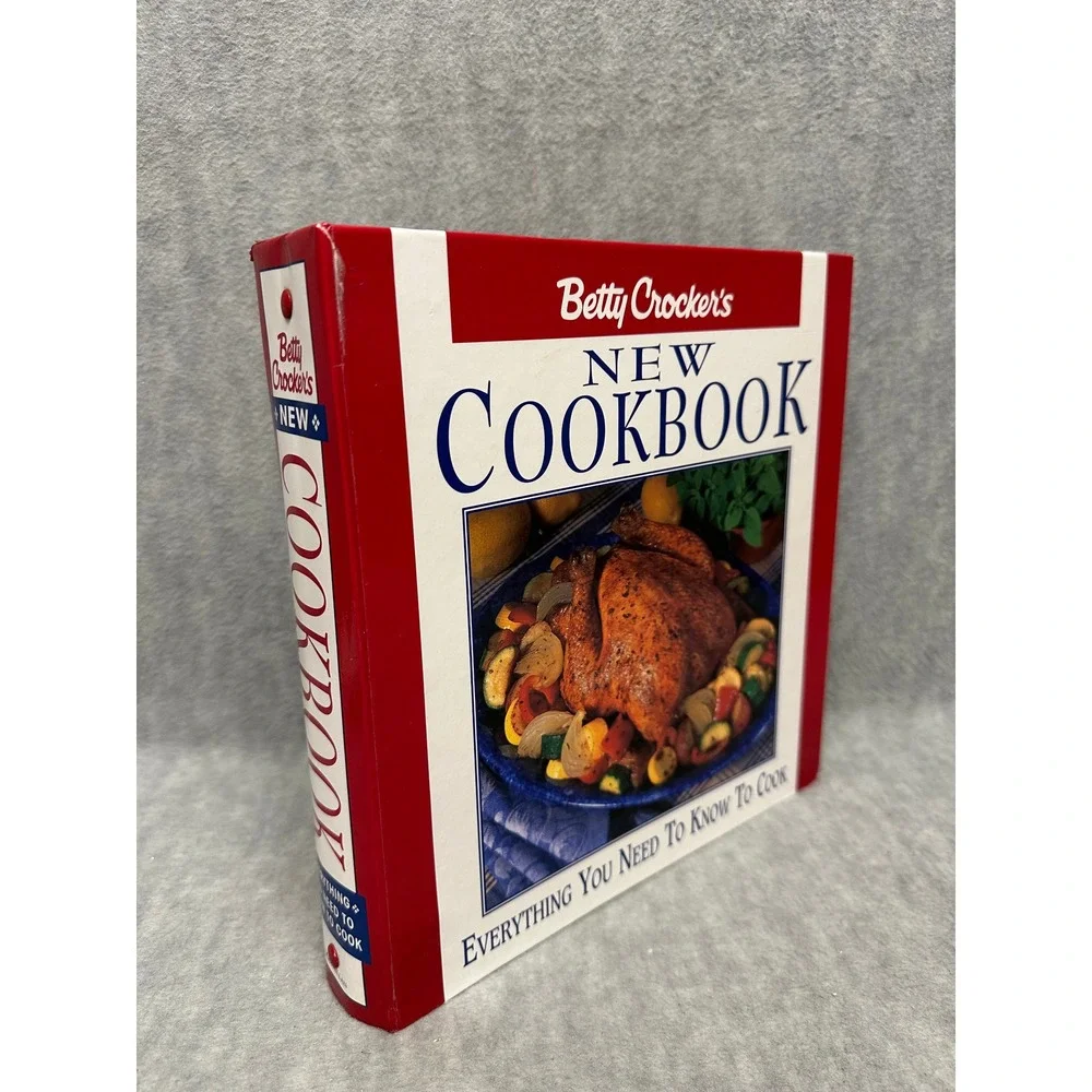Betty Crocker New Cookbook Red 5-Ring Binder Everything You Need To Know To Cook